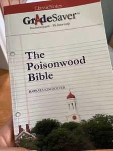 GRADESAVER CLASSICNOTES THE POISONWOOD BIBLE: STUDY By Lane Davis BRAND NEW - Picture 1 of 4