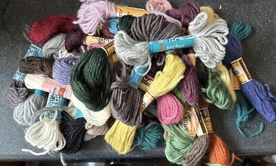 Vintage 39 x Tapestry Coats Anchor + Penelope Tapisserie Wool Mix New + Used - Image 1 of 4