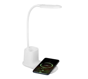 New 20x LED Desk Light Lamp 10W Wireless Induction Charging Charger 1506 - Foto 1 di 4