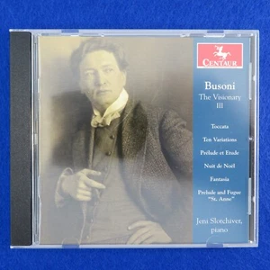 Busoni The Visionary III Jeni Slotchiver Piano - CD - Fast Postage !! - Picture 1 of 2
