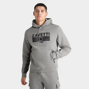 Zavetti Canada Camacco Mens Pullover Hoodie Gray Extra Large NWT $85 - Picture 1 of 6