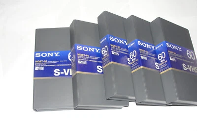 ЛОТ ИЗ 5 широковещательных видеокассет Sony ST-60, лот товаров MQST-60, мастер-качество - Изображение 1 из 4