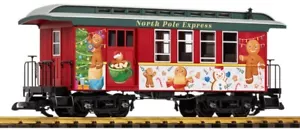 PIKO ~ G Scale ~ North Pole Express Wood Combine ~ 38671 - Picture 1 of 1
