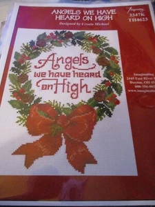 Imaginating Cross Stitch Kit Angels We have Heard On High 15" x 16"   NEW!!! - Picture 1 of 5