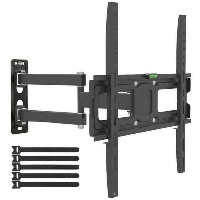 Leadzm TMXD-103 Full Motion Wall Mount TV Stand - Black