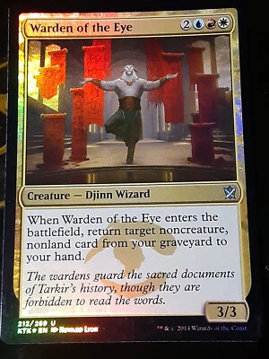 Warden of the Eye FOIL , Khans of Tarkir , NM ,MTG, FREE SHIPPING - Image 1 of 4