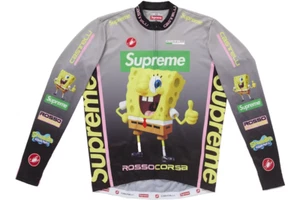 Supreme SpongeBob SquarePants Castelli L/S Cycling Jersey - Picture 1 of 2