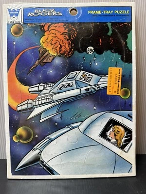 Vintage Whitman 1979 BUCK ROGERS 12 Piece Frame Tray Puzzle Star Fighters - Image 1 of 4