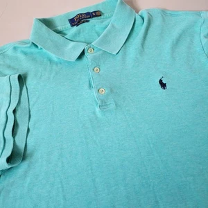 Polo Ralph Lauren Men's Size XL Teal Blue Polo Short Sleeve Shirt - Picture 1 of 7