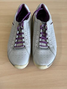 Zapatos de golf ECCO BIOM para mujer 6,5 EU 37 Lt gris cuero Hydromax - Imagen 1 de 3