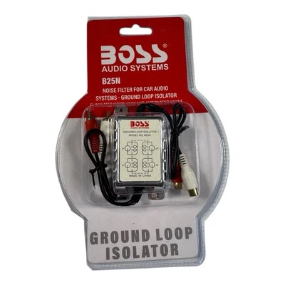 Boss B25N Ground Loop Isolator Noise Filter for Car Audio Systems – RCA - Image 1 of 4