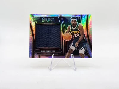 Jalen Pickett 2023-24 Panini Select RC Jumbo Patch Silver SP #RJS-PK - Image 1 of 2