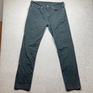 Levis 502 White Tag Jeans Herren 34x34 (32x32) Off Black Straight Stretch Denim - Bild 1 von 15