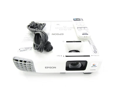 Epson PowerLite 965 XGA 1024x768 3LCD FHD 3500 Lumens Projector w/Remote Control - Image 1 of 4