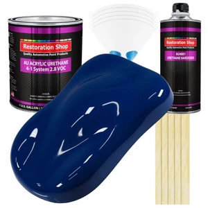 Restoration Shop Marine Blue Acrylic Urethane Gallon Kit Auto Paint - Picture 1 of 5