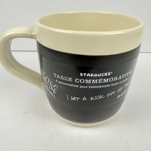 Starbucks 2009 Celebration Mug Chalkboard 18oz Keramik Kaffee Tee Tasse ohne Stift. - Bild 1 von 6