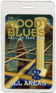 Moody Blues 2001 Concert Tour All Access Laminated Backstage Pass - Picture 1 of 1