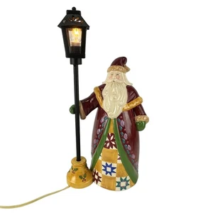 Jim Shore Ceramic Santa Clause Lamp 2004 - Picture 1 of 5