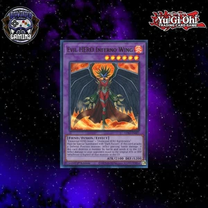 1st Edition Ultra Rare Evil HERO Inferno Wing LDS3-EN027 M/NM - Picture 1 of 2
