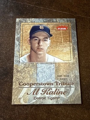 Camiseta homenaje a Cooperstown Fleer Tradition 2005 Al Kaline #CT/AK Detroit Tigers Foto 1 de 2