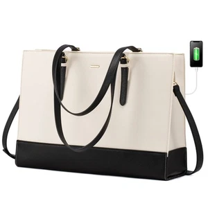 LOVEVOOK Laptop Tote for Women Fashion Computer Bag 15.6 Inch Large Handbag S... - Picture 1 of 8