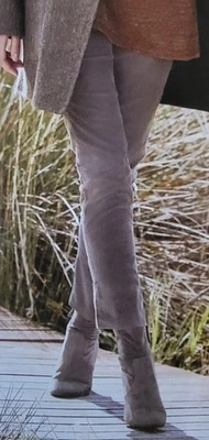 Перуанский Connection женщин утилита укороченный вельветовый брюки серо-коричневый L XL 16 18 $179 - Изображение 1 из 4