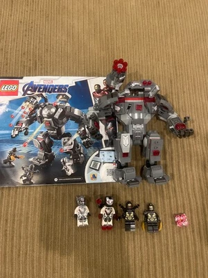 LEGO Marvel Avengers 76124 War Machine Buster Set Casi Completo Foto 1 de 4