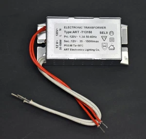 1 Stück Halogen Elektronischer Trafo Art-T13150 IN = AC120V Out = AC 12V 35W ~ 150W - Bild 1 von 5
