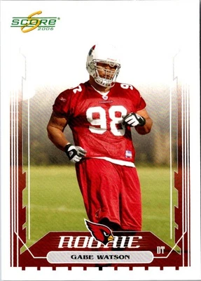 2006 Score Gabe Watson #374 Arizona Cardinals Football Card - Image 1 of 2