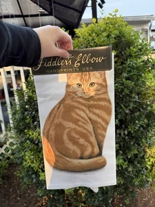 FIDDLERS ELBOW Cat Dish Towel - Picture 1 of 1