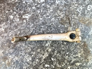 Vintage gebrauchter Alu Burman gekröpfter Schalthebel mit 17 mm Verzahnung sehr gebrauchter Zustand - Bild 1 von 11