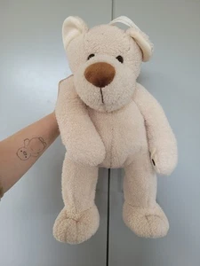 Estuche de pijama vintage de oso de peluche W H Smith Horace - Beige - Parche en la parte inferior - 18" - Imagen 1 de 6