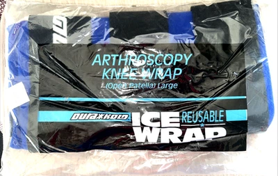 NOS Dura Kold Arthro Knee Wrap  Large  Blue - Image 1 of 2