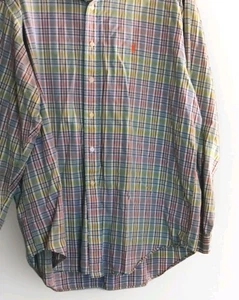 Ralph Lauren Herren Blake kariertes Hemd dünne Baumwolle Gr. XL - Bild 1 von 5