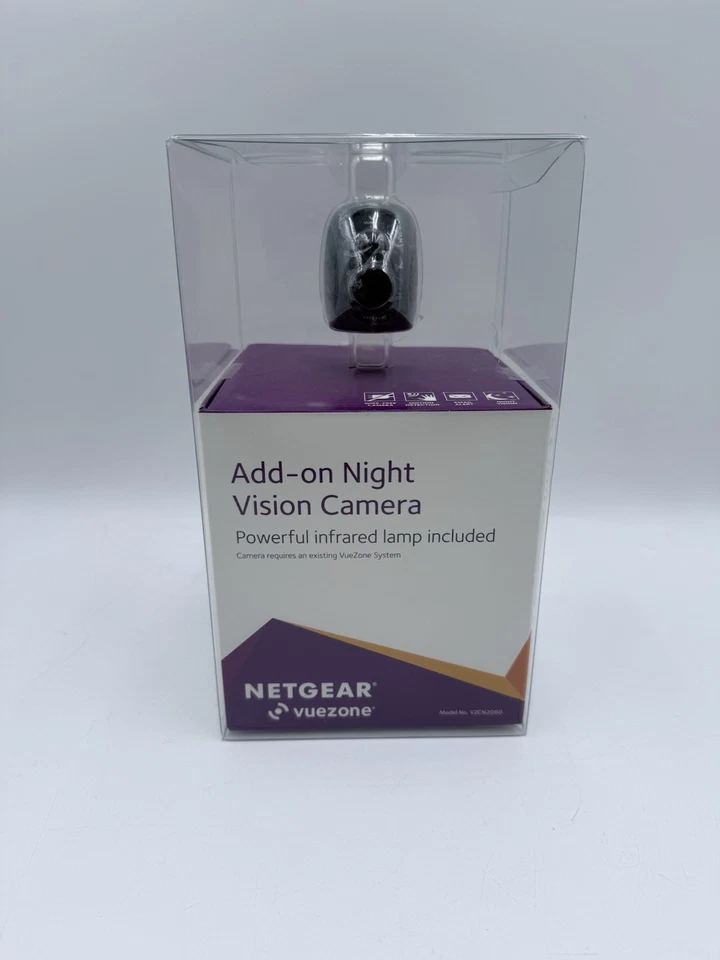 Netgear Add-on Night Vision Camera Vuezone VZCN2060 New Sealed - Image 1 of 4