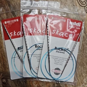 addi Skacel Rocket Squared EasyKnit Circular Knitting Needle 32" US Size 7, 6, 4 - Picture 1 of 4