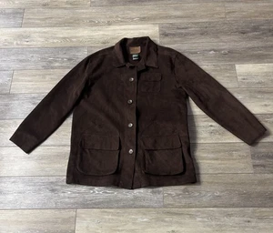 Lauren Ralph Lauren Field Utility Jacke Gr. 1X Wildlederimitat leise Luxus altes Geld - Bild 1 von 10