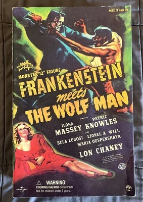 Sideshow Toy Universal Monsters 12" Figure Frankenstein Meets the Wolf Man NIB - Image 1 of 4