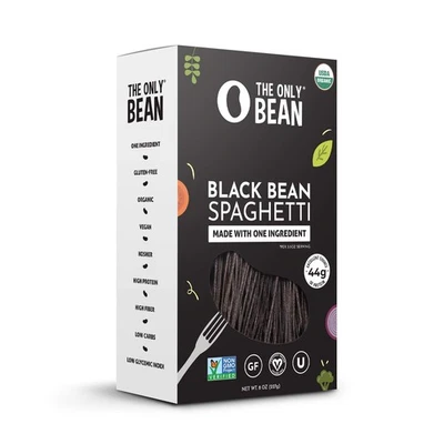 The Only Bean - Organic Black Bean Spaghetti Pasta - High Protein Keto Friend... - Imagem 1 de 4