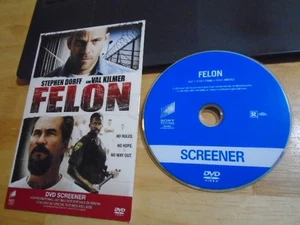 RARE PROMO Felon screener DVD prison film VAL KILMER batman Stephen Dorff blade - Picture 1 of 2