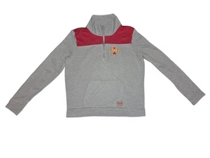 Victoria Secret Pink Womens Large Iowa State Cyclones 1/4 Zip Pullover - Picture 1 of 7