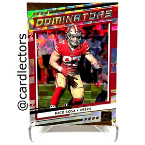 2020 Panini Donruss Football NICK BOSA Dominators #D-NB Insert 49ERS - Afbeelding 1 van 2