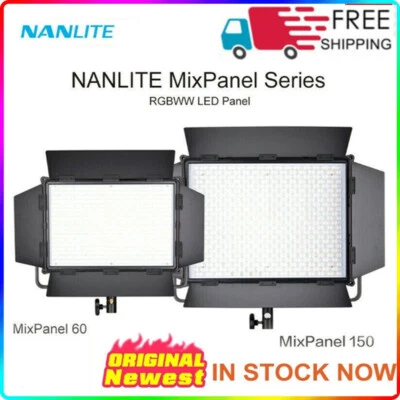 NANLITE MixPanel 60 60W RGB Color LED Video Light Panel 98CRI 2700K-7500K CTT  - Image 1 of 4