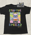 New Reason Graphic Stop The Spread Short Sleeve T-Shirt In Black Size: Medium
