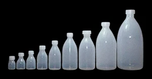 Kunststoffflasche Laborflasche rund Probenflasche mit Deckel 10 - 2000 ml - Picture 1 of 1
