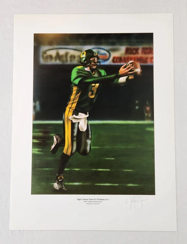 Oregon DUCKS Justin TIGNER 2000 HOLIDAY BOWL Football POSTER PRINT Joey  24 x 18 Cover