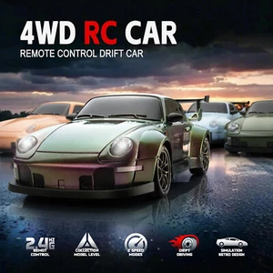 1:24 Scale 4wd Rc Drift Car With 2 Speed Modes, Led Lights & 50m Range - Picture 1 of 15