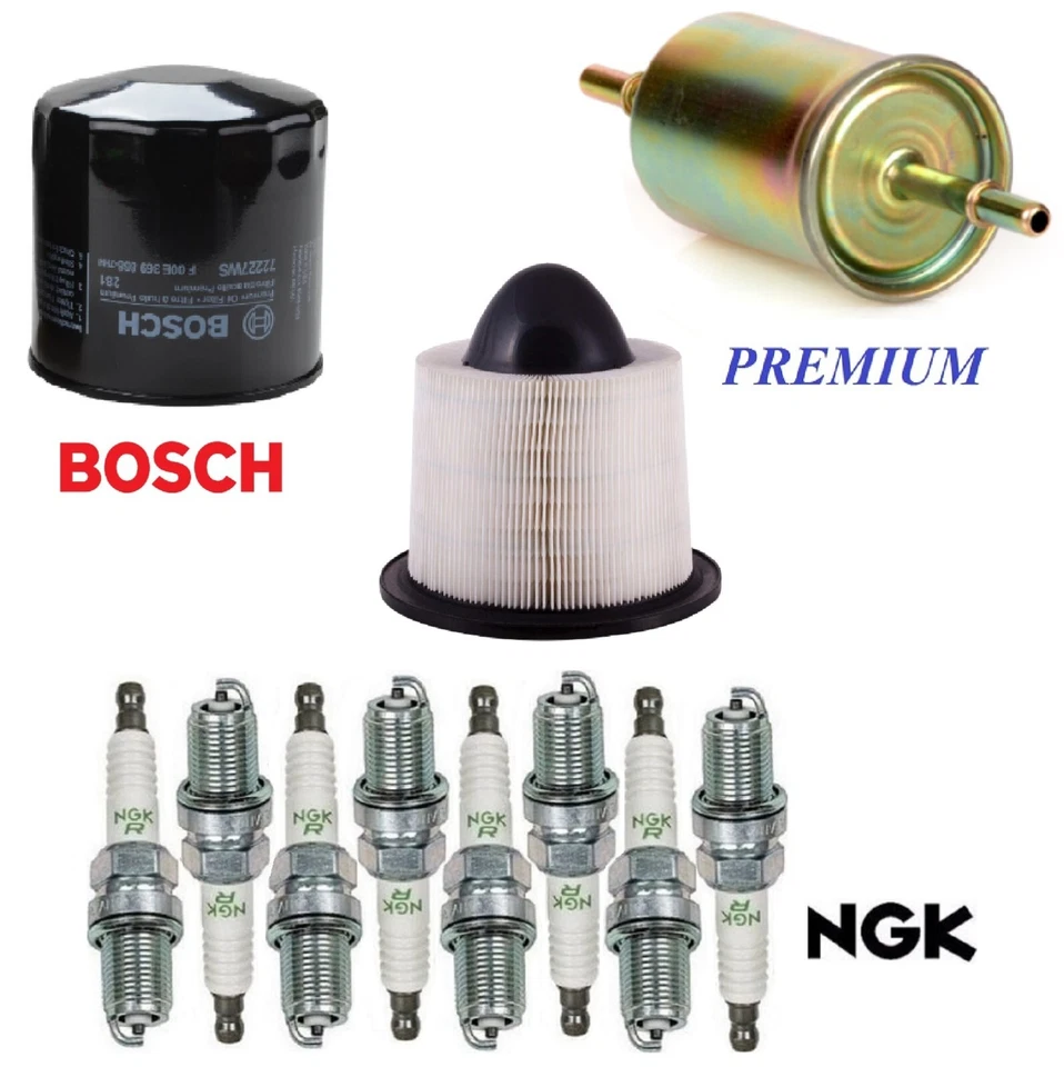 Kit de afinación filtros bujía para Ford Mustang V8 4,6 L; sobrealimentado 2003-2004 Foto 1 de 1