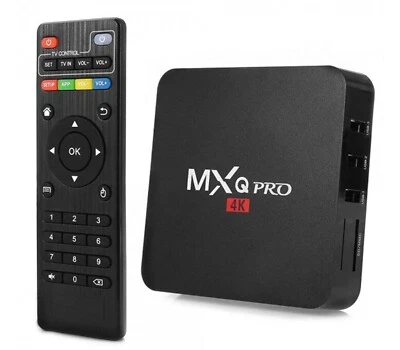 Android tv box wifi internet smart tv full hd 1080p 16 gb mxq pro 4k - Immagine 1 di 4