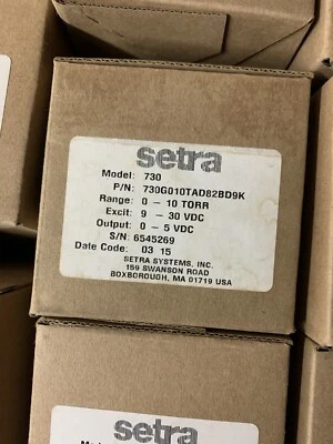 Manómetro de capacitancia de vacío Setra 730 (1-10 Torr) Foto 1 de 4